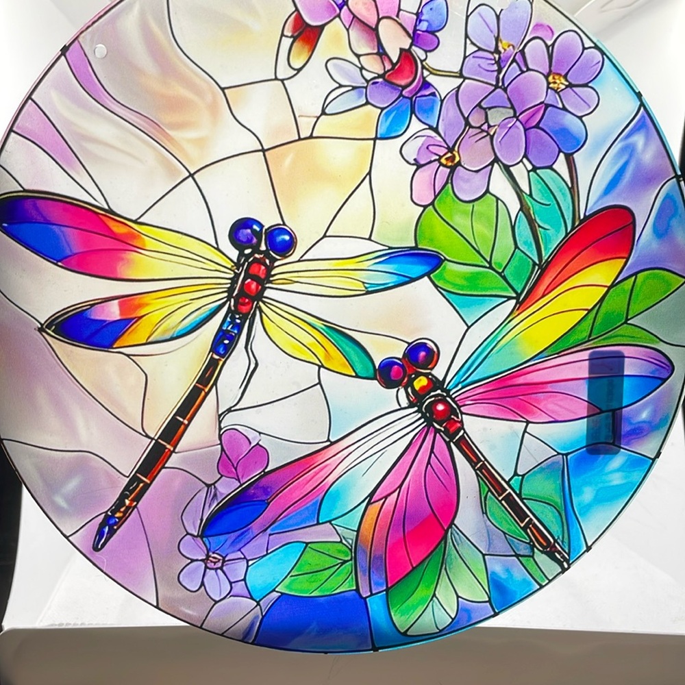 Suncatcher 8” Acrylic Dragonfly Decoration Wildlife Cottage Home Decor Gift Idea